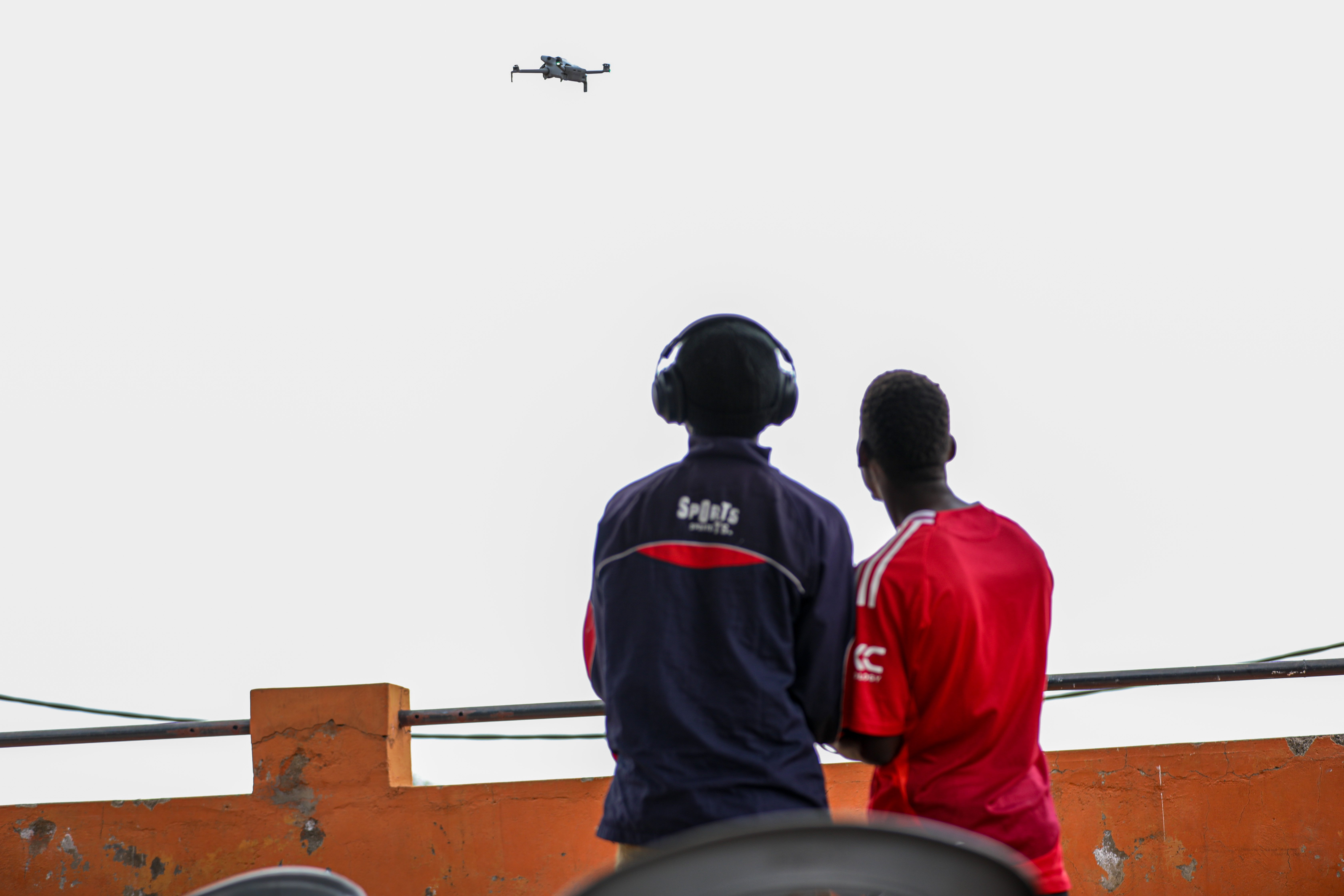 Participants learn drone flight planning and data capture protocols during the KYC Nairobi practical training session, Nairobi, March 2025. | Photo: HOT / SDI Kenya