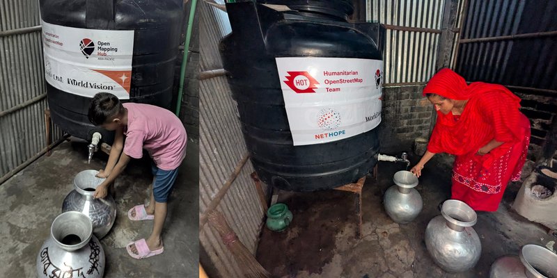 Community members are now using the RWH system for their daily needs. | Photo: Samin Rahman