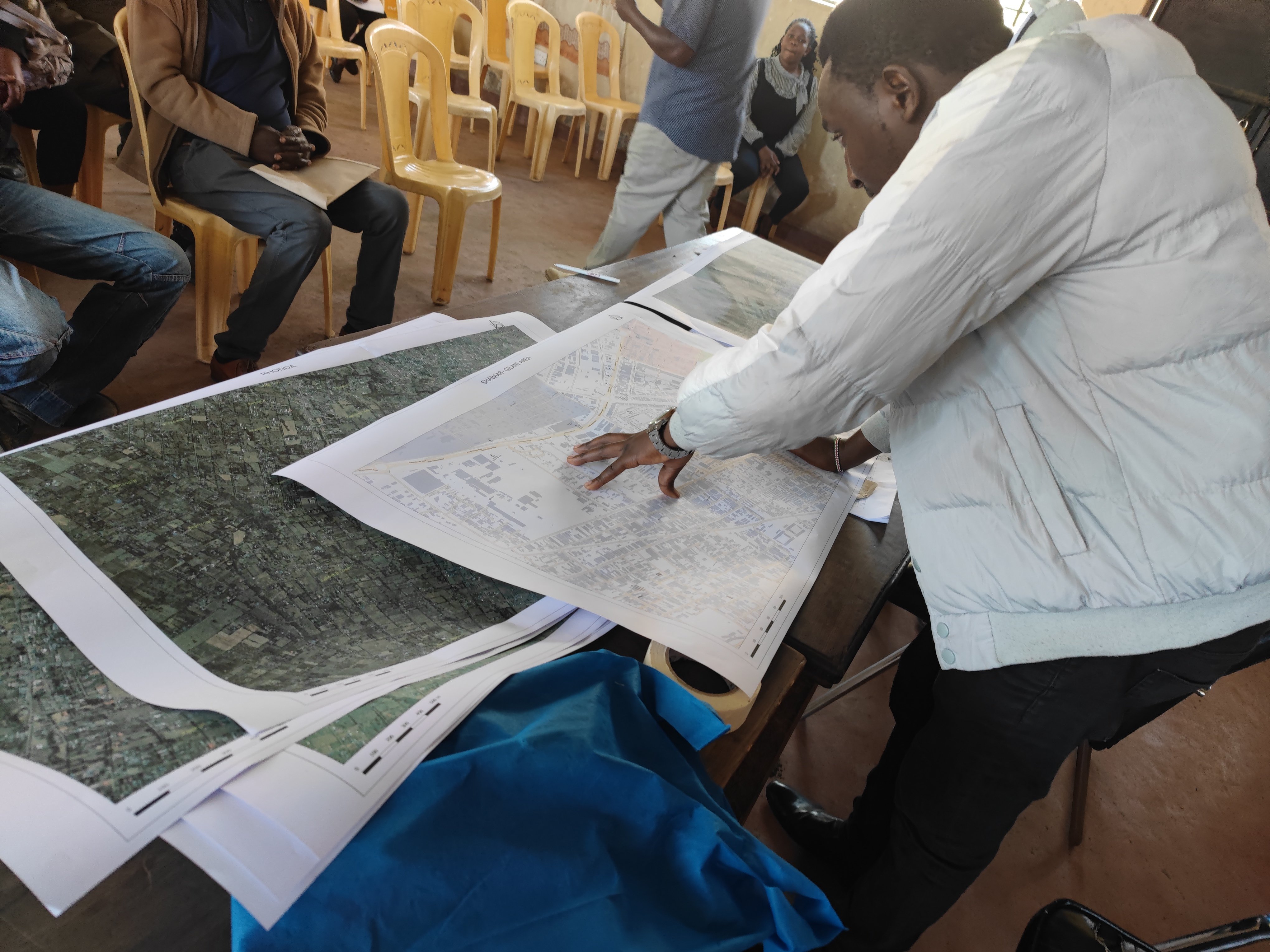 Participatory mapping session with local residents in Nakuru