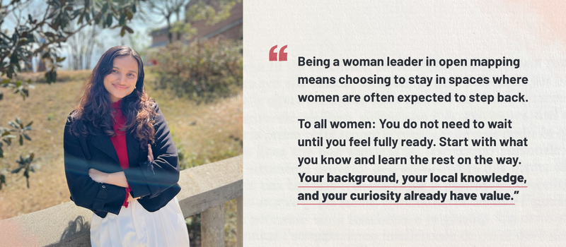Open Mapping Guru: International Women's Day 2026 - Niruta Neupane