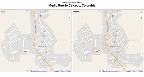 Puerto Calceido, Colombia Mapatón de Gestión de Riesgos HOTOSM