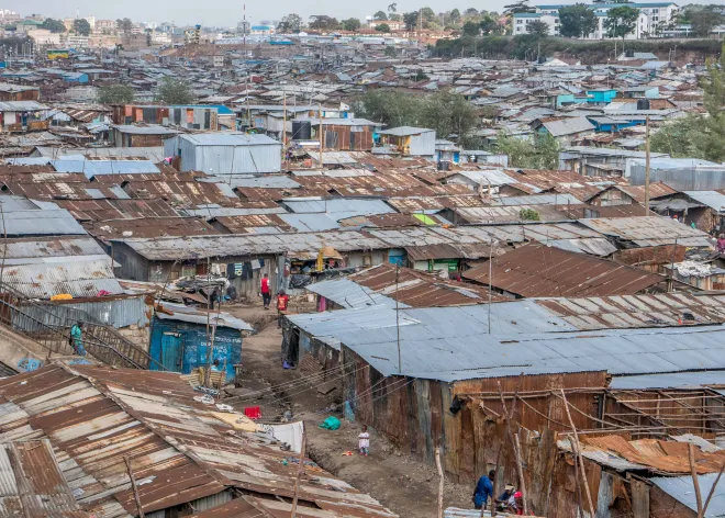 An aerial view of Mathare informal settlement, one of Nairobi's largest and most densely populated communities. | Photo: Borderline