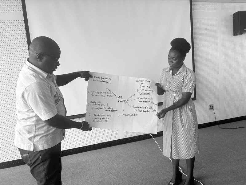 Priority Use Case Workshop: Group presentation of use cases by department (Source: HOT)